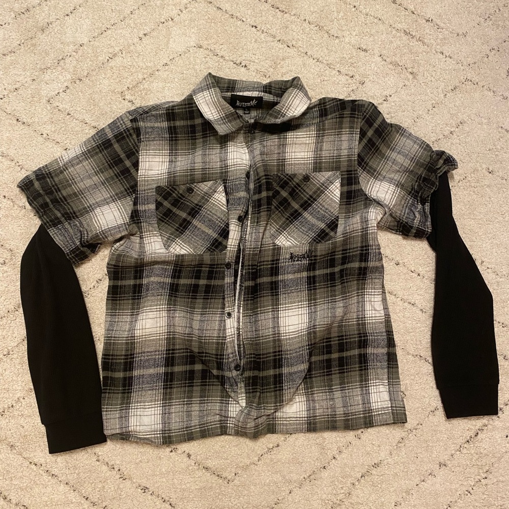 WELCOME SLATEBOARDS 2fer button up shirt